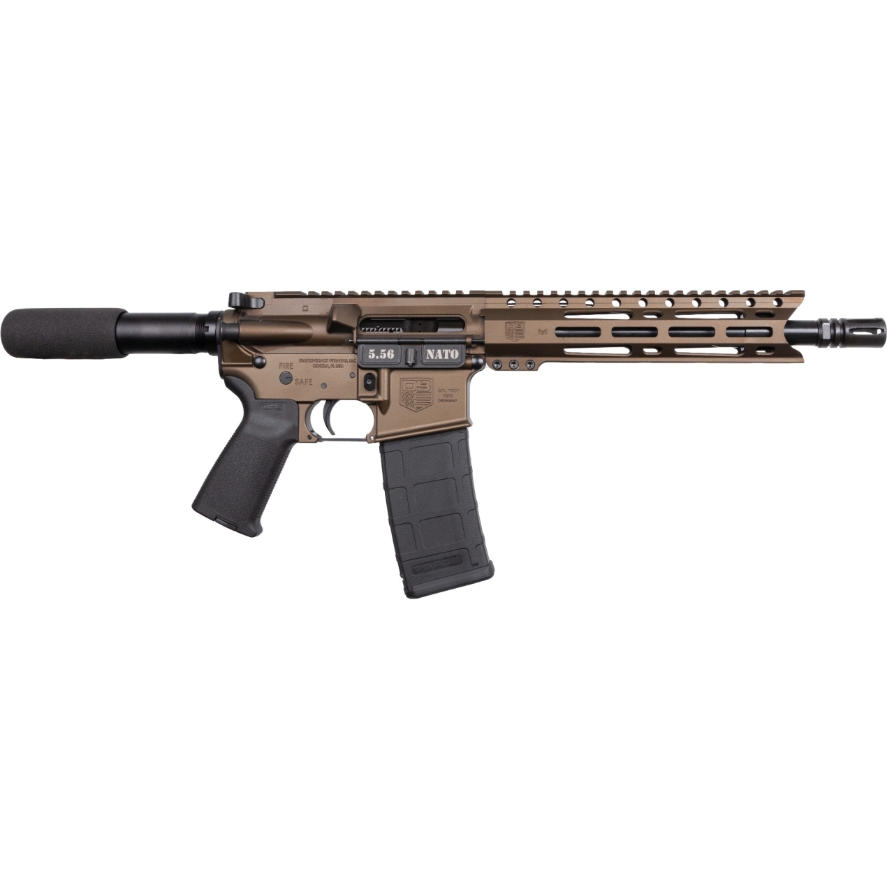 Handguns Diamondback Firearms 10" 223Rem|5.56NATO DIA DB1915K071  5.56 DB15      10 30R    CRB/MDBRZ • Model: 10"